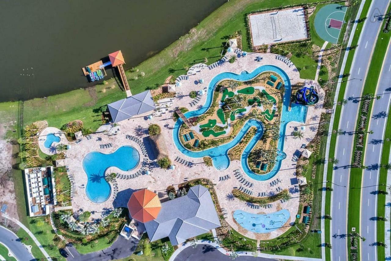 C - New 4 Bedroom Home - 5 Miles To Disney - Free Water Park - Private Pool Kissimmee Exterior foto